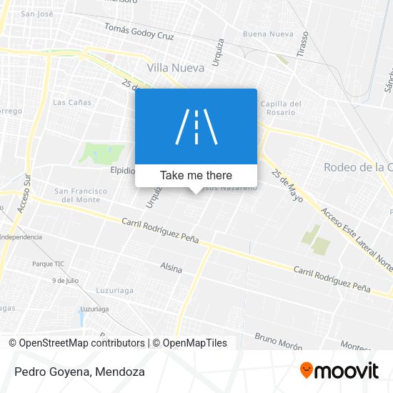 Mapa de Pedro Goyena