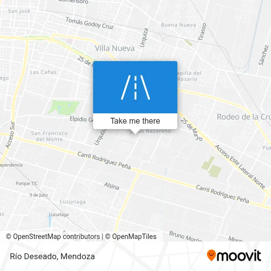 Río Deseado map