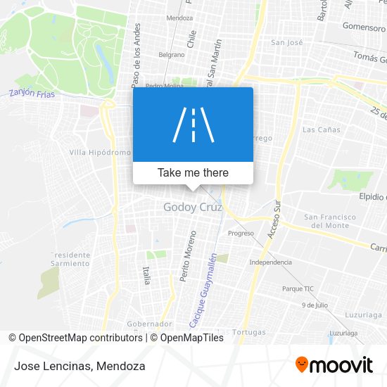 Mapa de Jose Lencinas