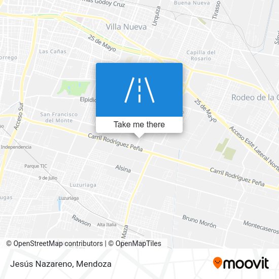 Mapa de Jesús Nazareno