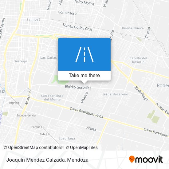 Joaquín Mendez Calzada map