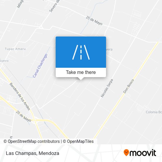 Mapa de Las Champas