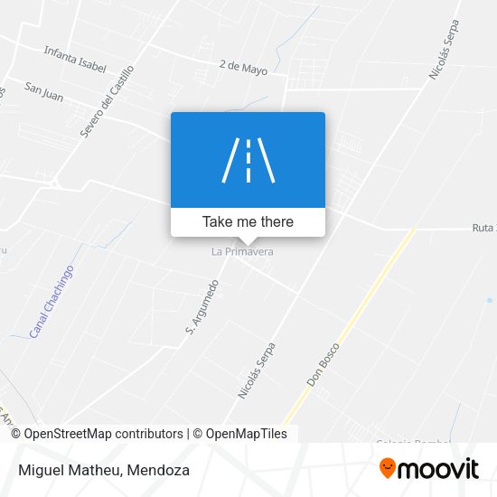 Mapa de Miguel Matheu