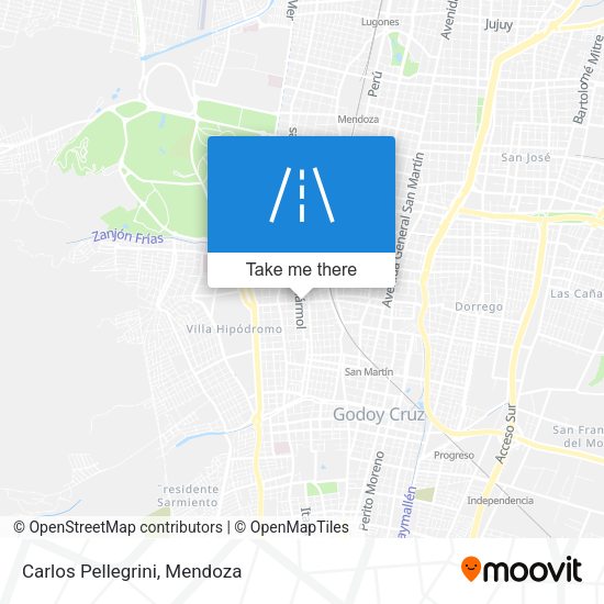 Mapa de Carlos Pellegrini