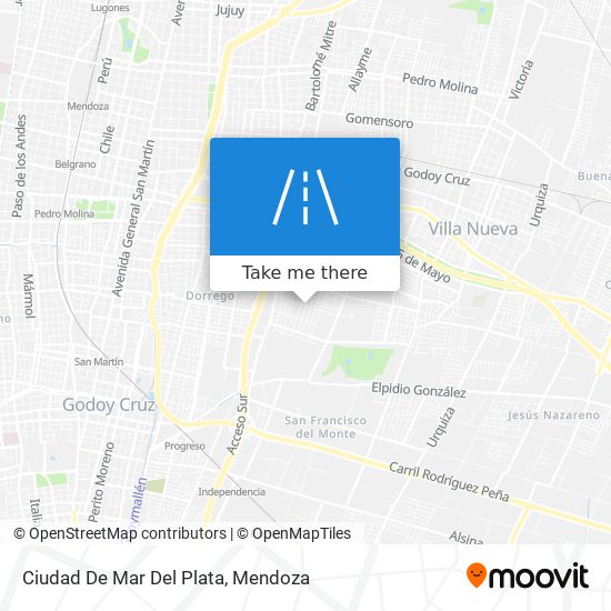 Ciudad De Mar Del Plata map