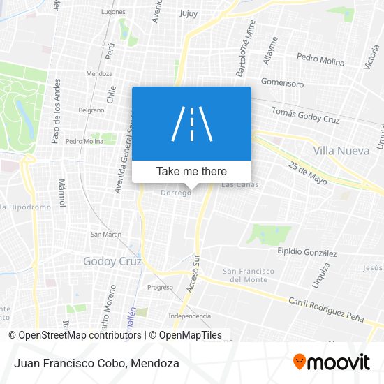 Mapa de Juan Francisco Cobo
