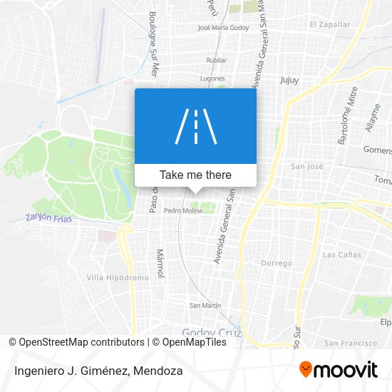 Ingeniero J. Giménez map