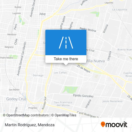 Mapa de Martín Rodríguez