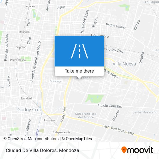 Mapa de Ciudad De Villa Dolores