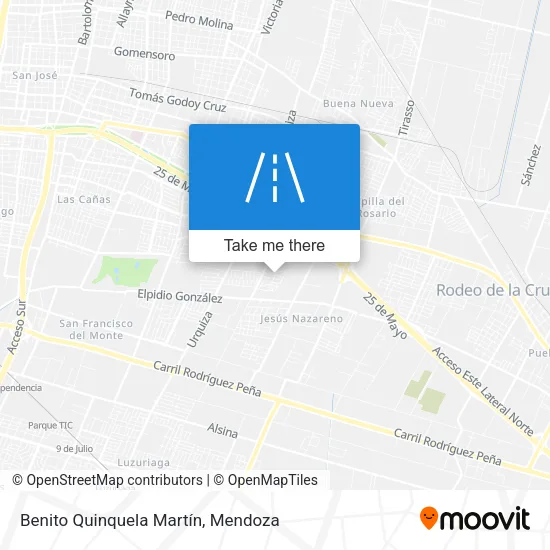 Mapa de Benito Quinquela Martín