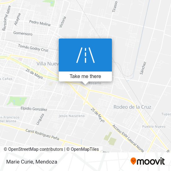 Mapa de Marie Curie
