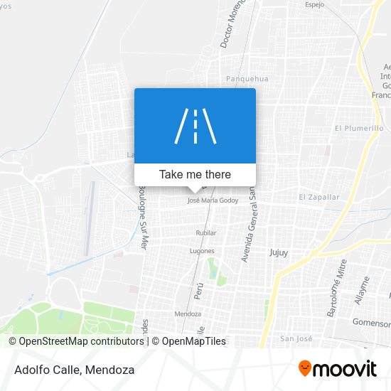 Mapa de Adolfo Calle