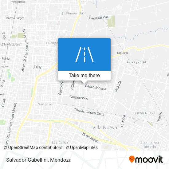 Mapa de Salvador Gabellini