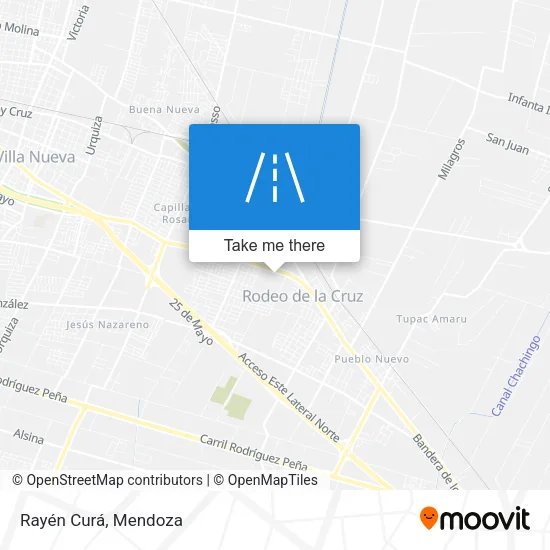 Rayén Curá map