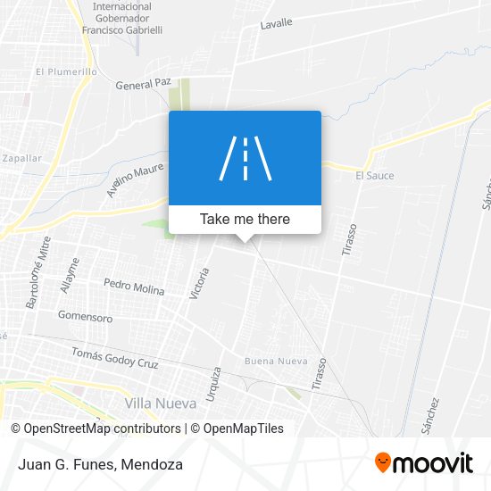 Mapa de Juan G. Funes