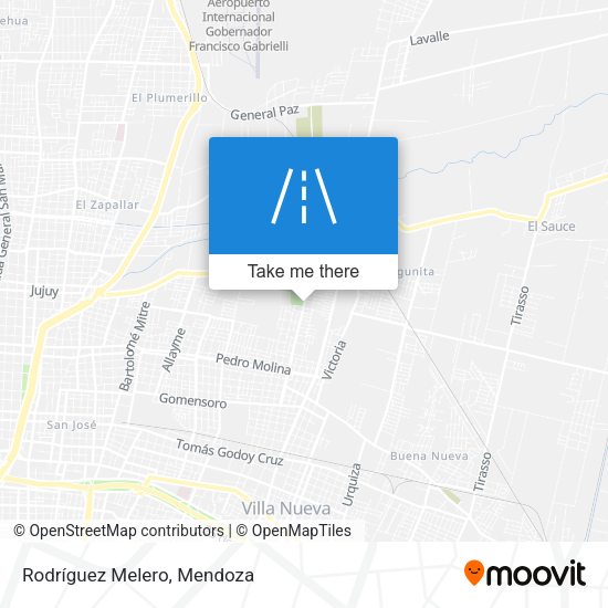 Rodríguez Melero map