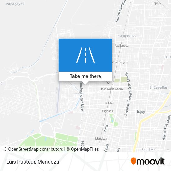 Mapa de Luis Pasteur