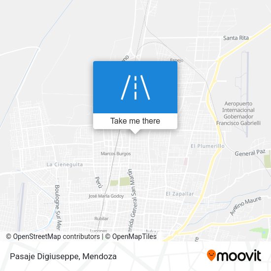 Mapa de Pasaje Digiuseppe