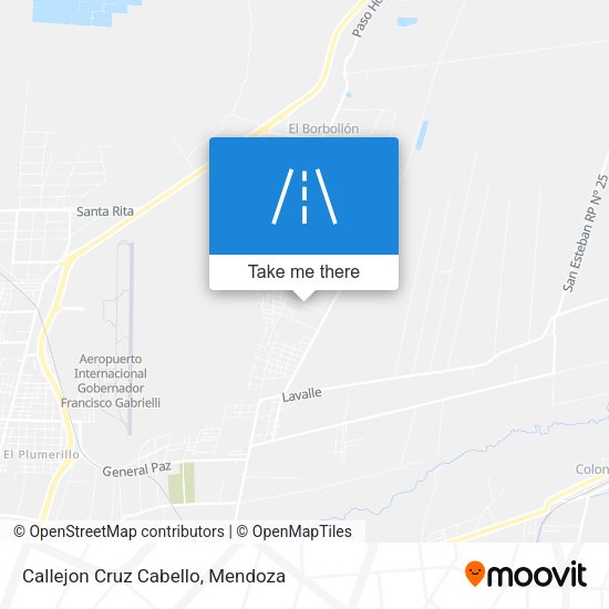 Callejon Cruz Cabello map