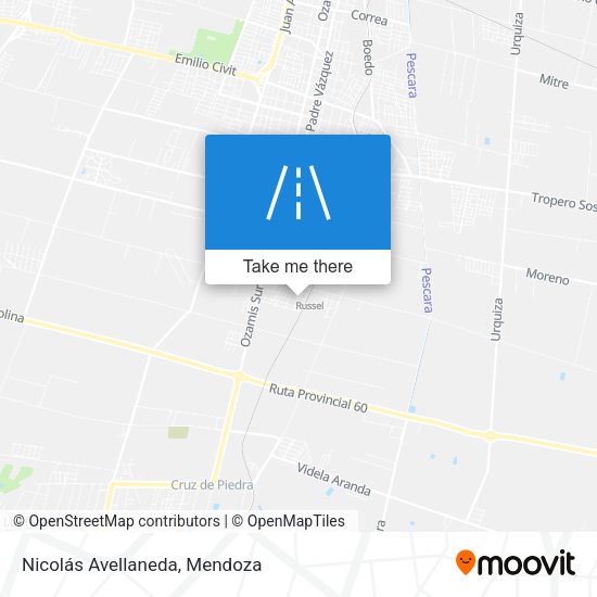 Nicolás Avellaneda map