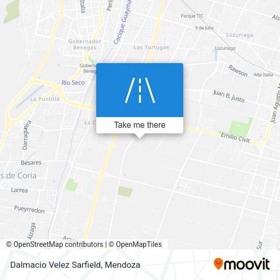 Dalmacio Velez Sarfield map