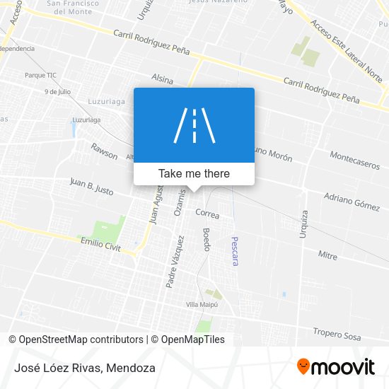 José Lóez Rivas map