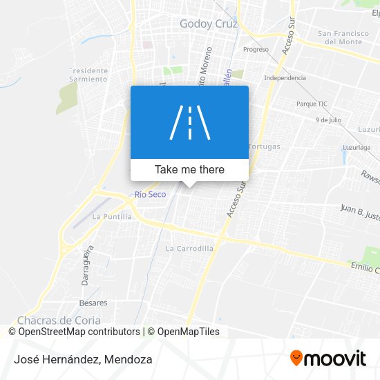 José Hernández map