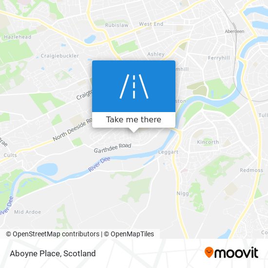 Aboyne Place map