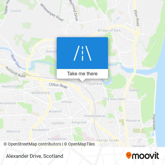Alexander Drive map