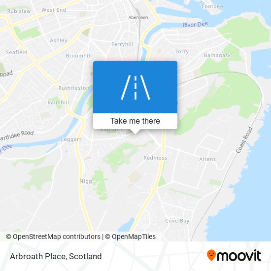 Arbroath Place map