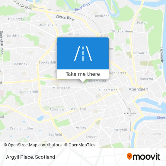 Argyll Place map