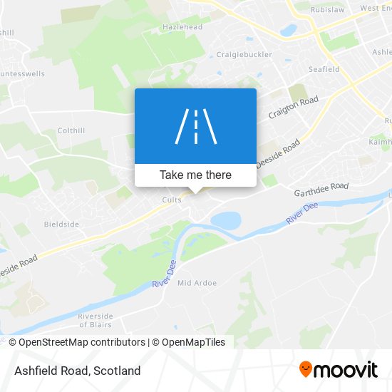 Ashfield Road map