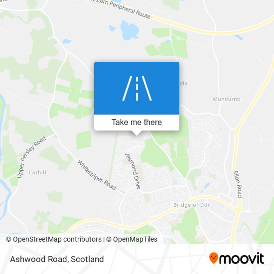 Ashwood Road map