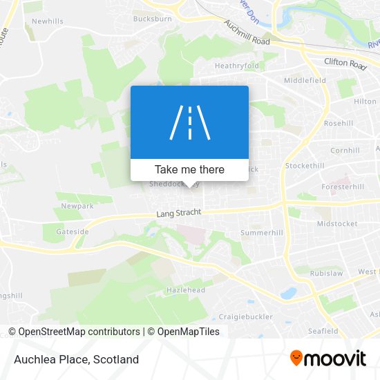 Auchlea Place map