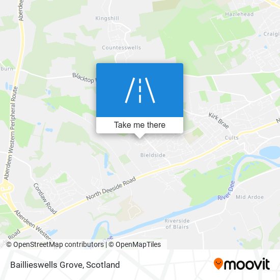 Baillieswells Grove map