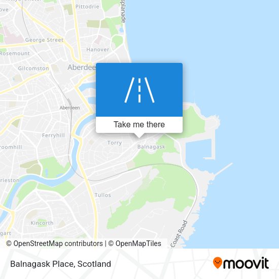 Balnagask Place map