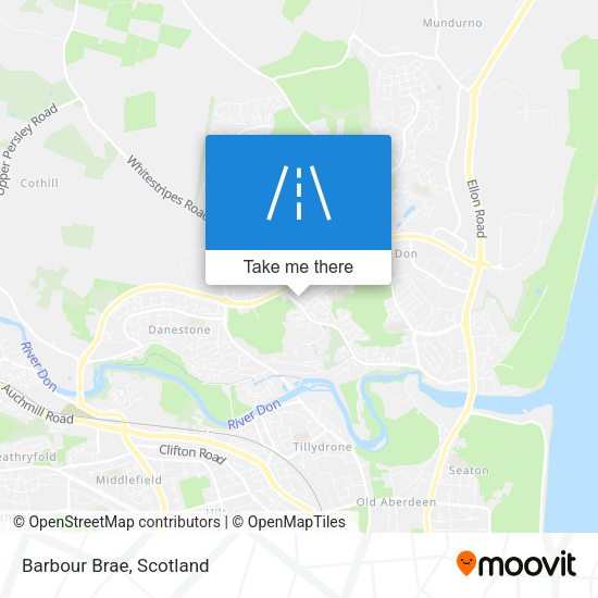 Barbour Brae map