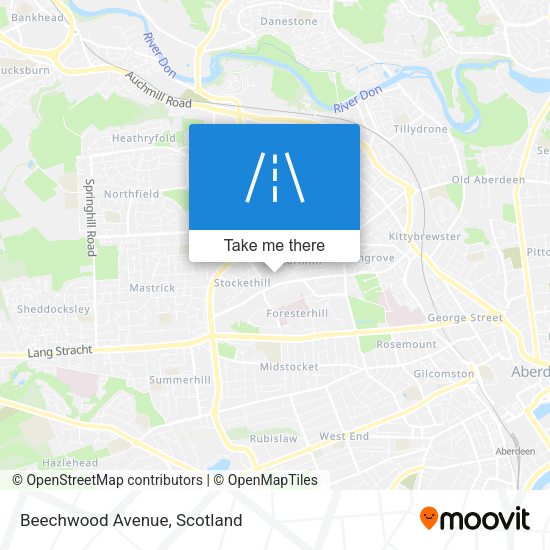 Beechwood Avenue map