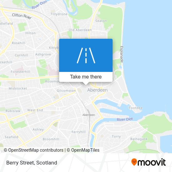 Berry Street map