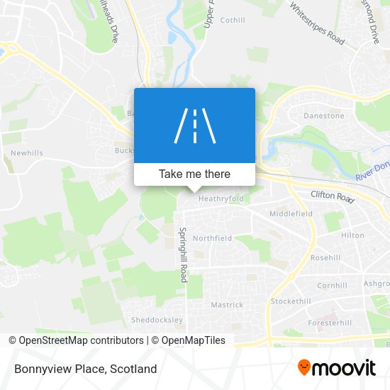 Bonnyview Place map