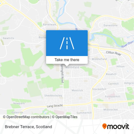 Brebner Terrace map