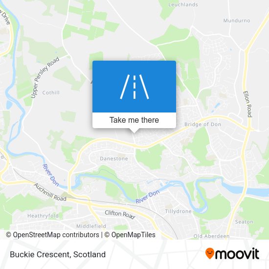 Buckie Crescent map
