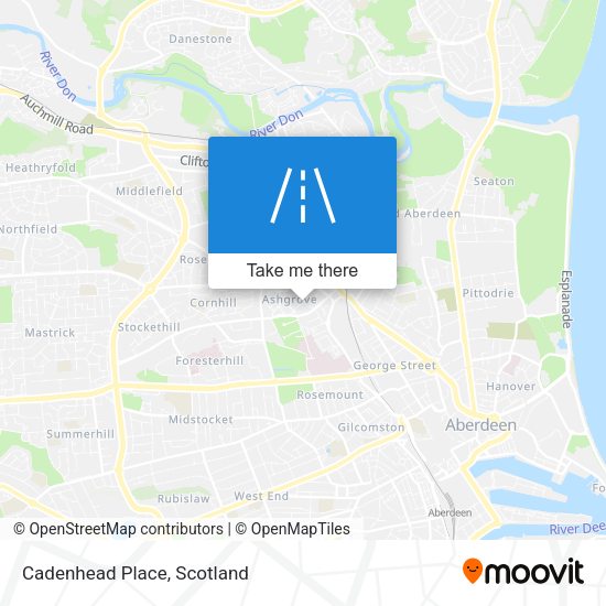 Cadenhead Place map
