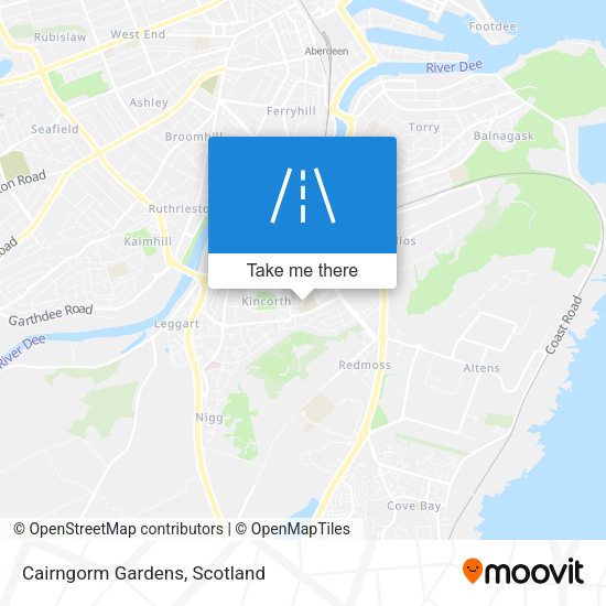 Cairngorm Gardens map