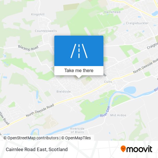 Cairnlee Road East map