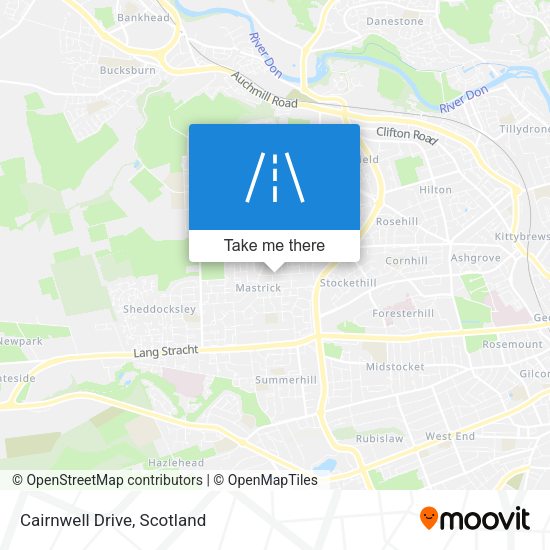 Cairnwell Drive map