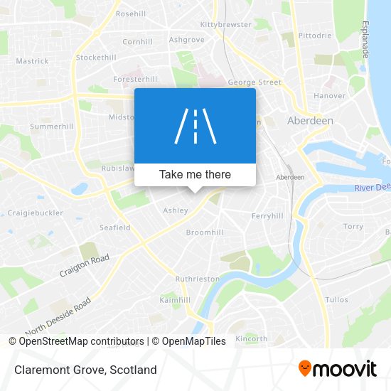 Claremont Grove map