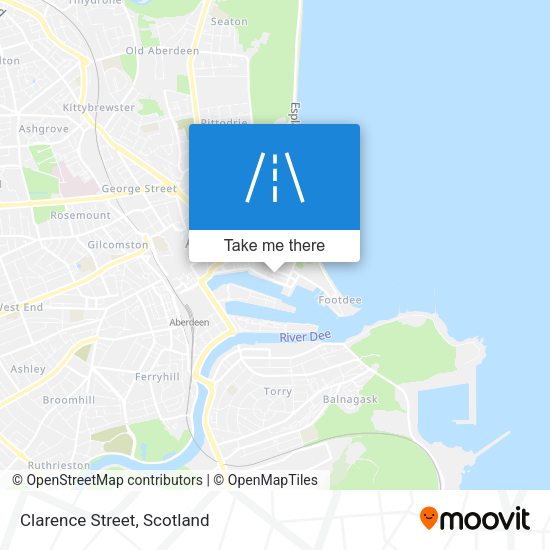 Clarence Street map