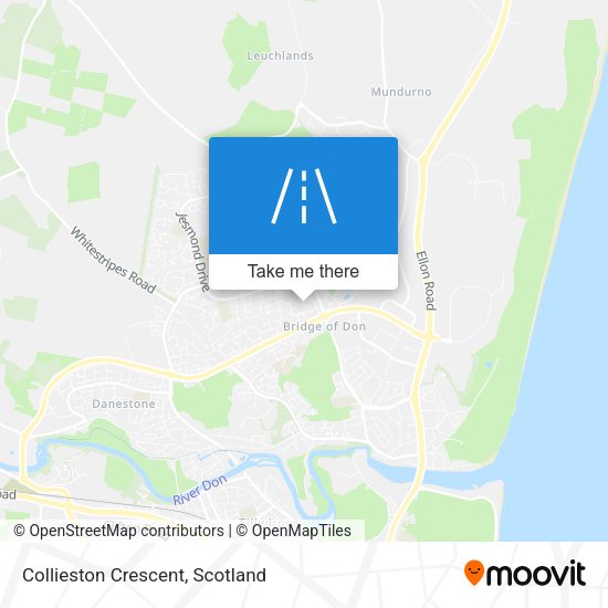 Collieston Crescent map
