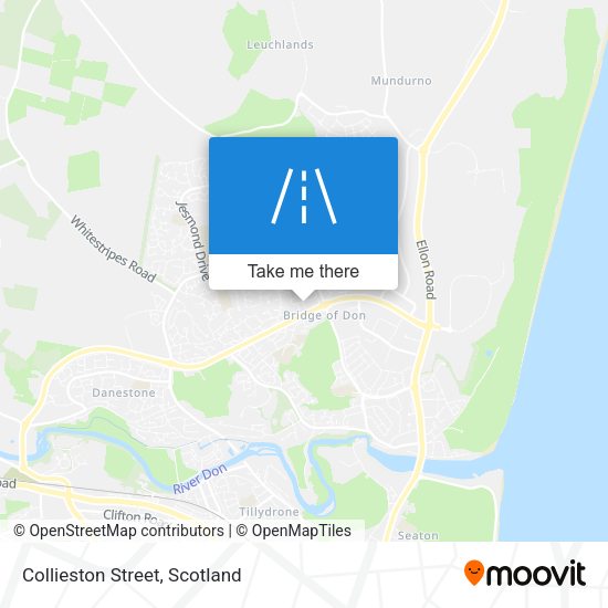 Collieston Street map